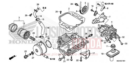 OIL PUMP (VFR1200XD/XDA/XDL/XDS) VFR1200XDLG de 2016